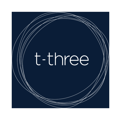 T-three logo